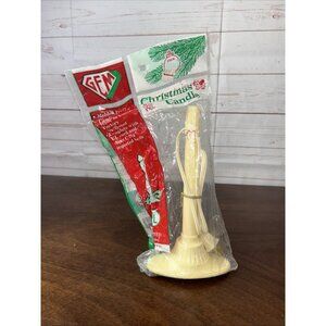 Vintage Plastic Drip Wax Christmas Candle Gem New Sealed package USA Electric